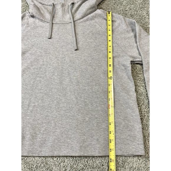 James Perse Hoodie Womens Size 0/ XS Grey Standard Oversize Sweatshirt Pullover - Picture 5 of 7